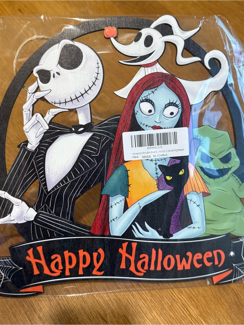 Happy Halloween Wooden Sign Devoration Nightmare NeW